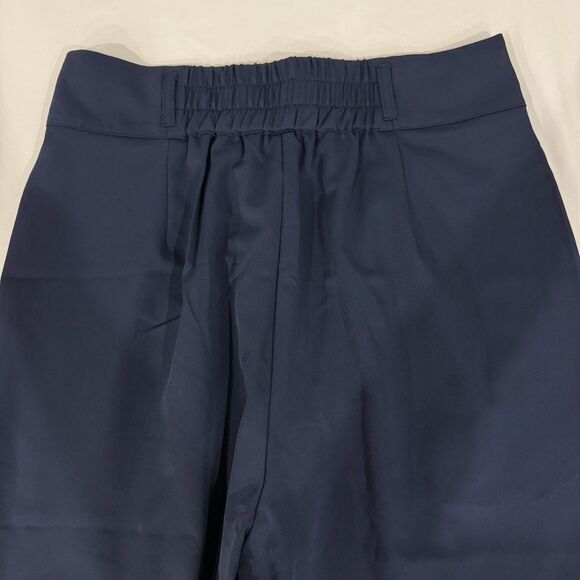 HALARA NWT High Waisted “Parisian Night” Navy Straight Leg Work Pant Size Medium - Picture 5 of 10